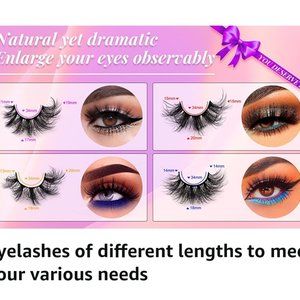 MINK FLUFFY EYELASHES 😍 💖 💕